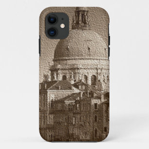 Coques Pour iPhone Effet Papier Sepia Venise Grand Canal