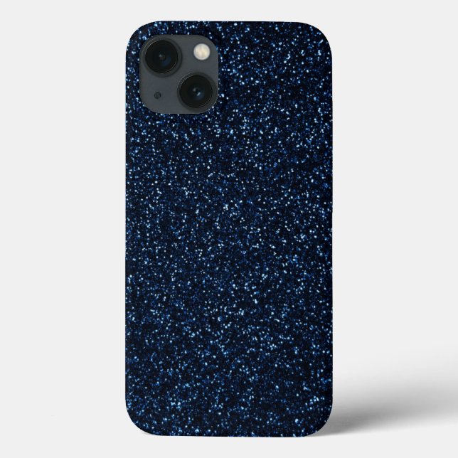 Coques Case-Mate iPhone Effet Parties scintillant bleue (Verso)