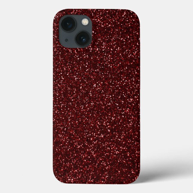 Coques Case-Mate iPhone Effet Parties scintillant rouge 2 (Verso)