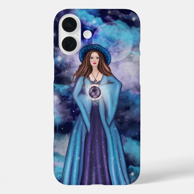 COQUES Case-Mate iPhone ÉFFRAYANT BLEU & PURPLE HALLOWEEN WITTER & PLEINE  (Verso)