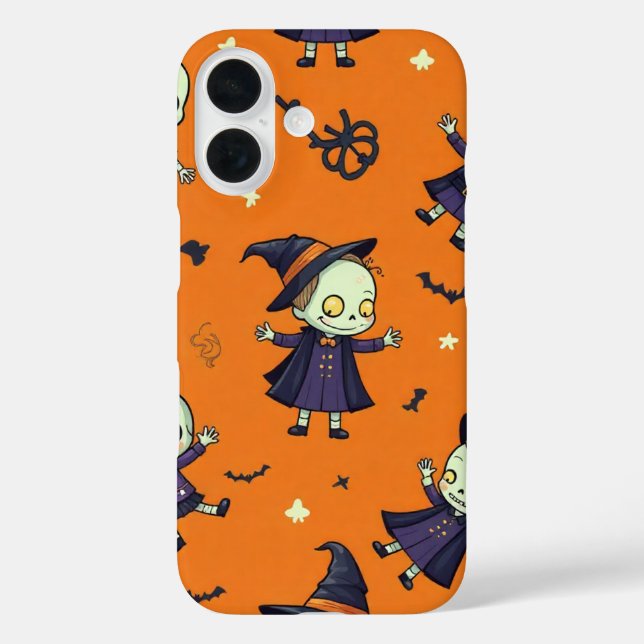 Coques Case-Mate iPhone Éffrayant Chic Halloween Coussin - Festive (Verso)