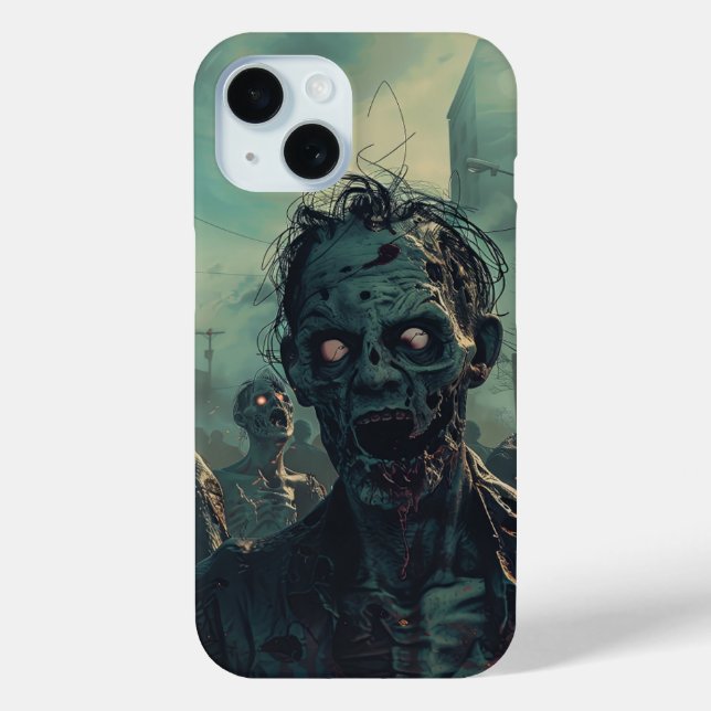Coques Case-Mate iPhone Éffrayant Halloween Graveyard Zombie Apocalyse (Verso)