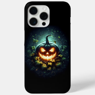 Coque Case-Mate iPhone Éffrayant nature brillant Halloween citrouille