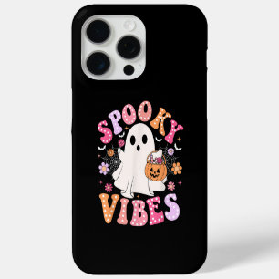 Coque Case-Mate iPhone Éffrayant Vibes Ghost Retro Halloween Super