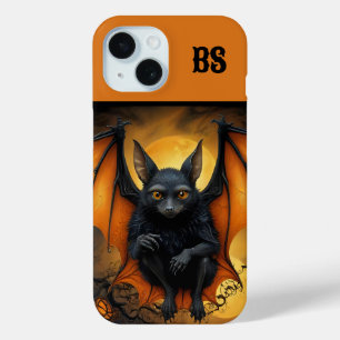 Coque Case-Mate iPhone Éffrayante mignonne chauve-souris d'Halloween cach