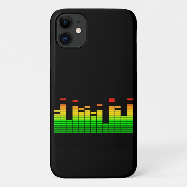 Coques Case-Mate iPhone Egaliseur Vibes Décor Beat of DJ Music (Dos)