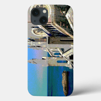 Etui iPhone 13 Église face à l'océan