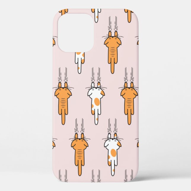 Coques Case-Mate iPhone Égratignure de chat sans couture motif (Verso)