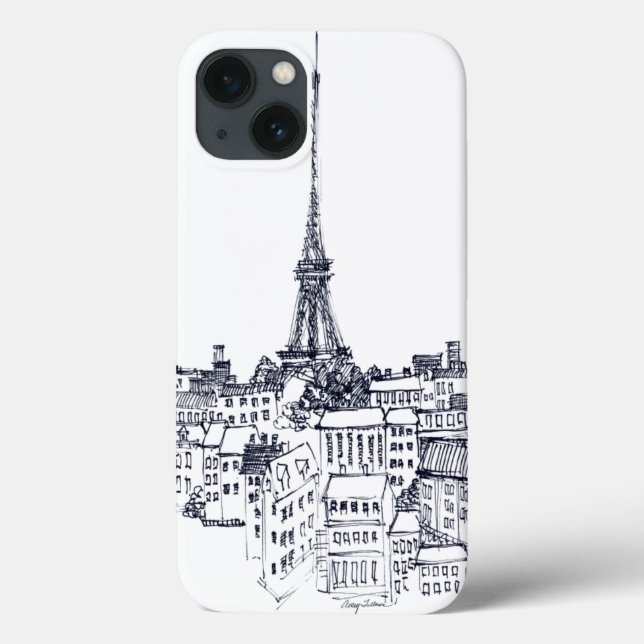 Coques Case-Mate iPhone Eiffel Tower (Verso)