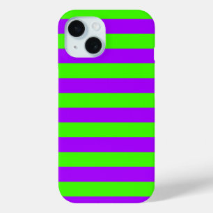 Coque Case-Mate iPhone Électrique Psychédélique violet et arlequin vert