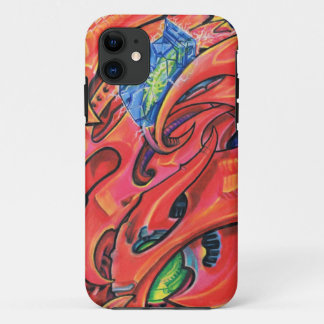 Coque iPhone 11 "Électro Mech en cristal "