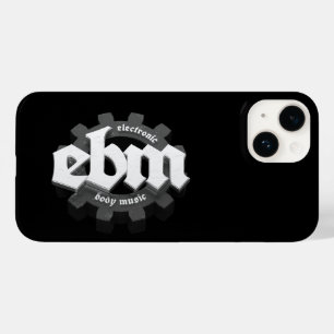 Coque Case-Mate iPhone Electronic Body Music EBM lettrage V3 gris