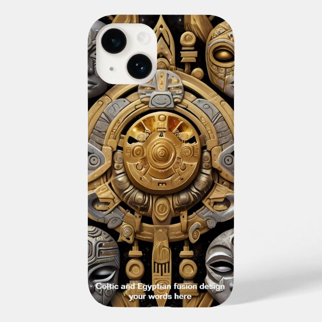 Coques Case-Mate iPhone Élégance antique : Fusion celtique & égyptienne (Verso)