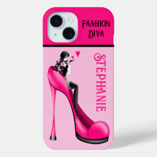 Coque Case-Mate iPhone Élégance Chic : Dame Fashionable Envoyant un Baise