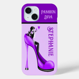 Coque Case-Mate iPhone Élégance Chic : Dame Fashionable Envoyant un Baise