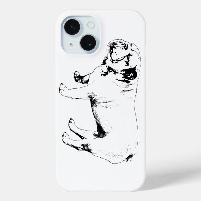 Coques Case-Mate iPhone élégance de forme épurée, bouledogue (Verso)