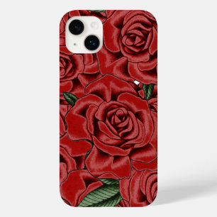 Coque Case-Mate iPhone Élégance de rose rouge