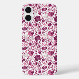 Coque Pour iPhone 16 Plus Élégance des vins roses Whimsical