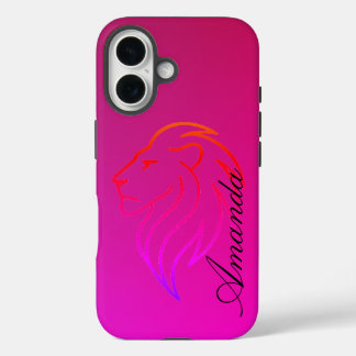 Coque Pour iPhone 16 Élégance du feu : Identité rayonnante