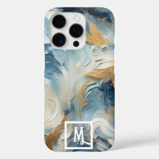 Coque iPhone 16 Pro Élégance en acrylique : Monogramme personnalisable