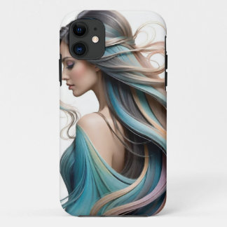 Case-Mate iPhone Case Élégance Ethérée : Une Belle Femme Conçue Par L'IA