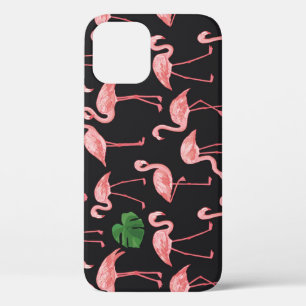 Case-Mate iPhone Case Élégance Flamant rose : Fusion Monstera Vintage.