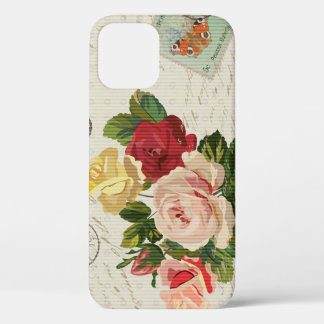 Case-Mate iPhone Case Elégance florale vintage, papillon