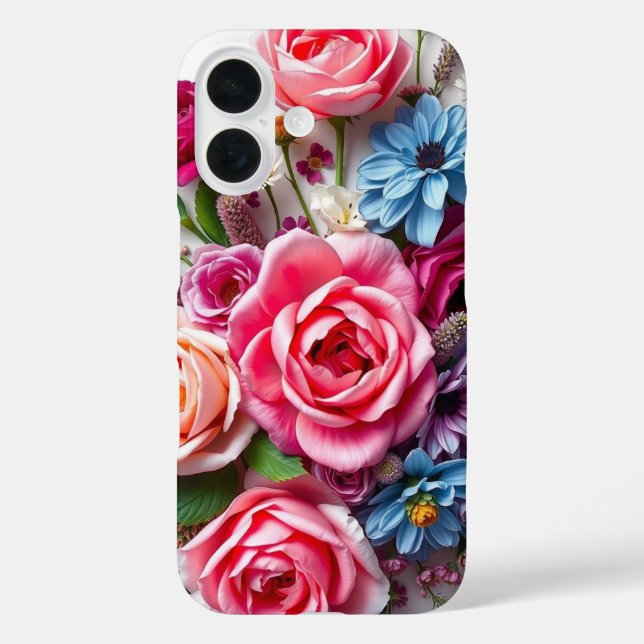 Coques Case-Mate iPhone Élégance florale vive (Verso)