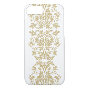 Coque iPhone 8/7 Élégance Gold Damask