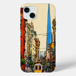 Coque Case-Mate iPhone Elégance minimaliste de croquis de San Francisco