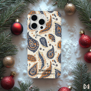 Coque Case-Mate iPhone Élégance Paisley – Fusion Artistique Éclat Mondial