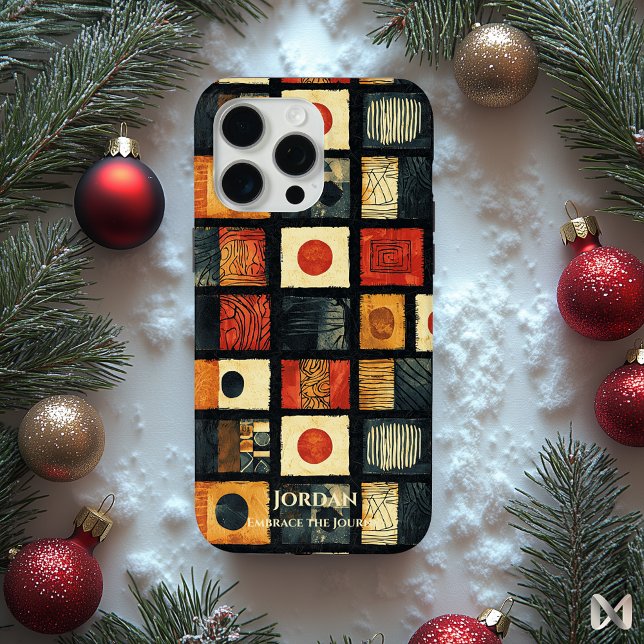 Coques Case-Mate iPhone Elégance polynésienne Tapa - Patrimoine Abstrait (Créateur téléchargé)