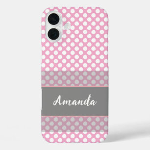 Coque Pour iPhone 16 Plus Élégance rose