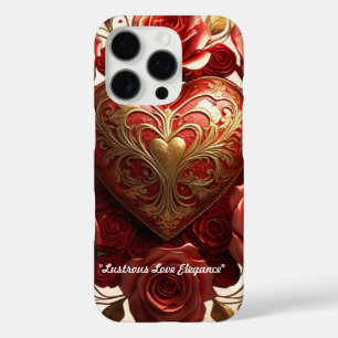 Coque iPhone 16 Pro "Élégance Rose rayonnante"
