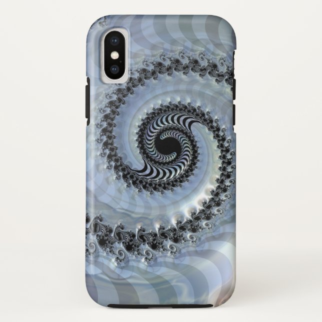 Coques Case-Mate iPhone Élégance spirale fractale (Dos)