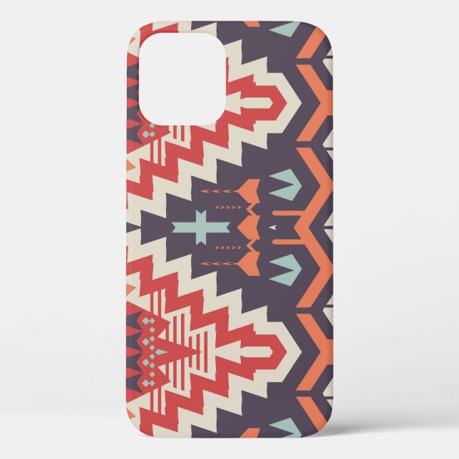Coques Case-Mate iPhone Élégance tribale : Impression ethnique géométrique (Verso)