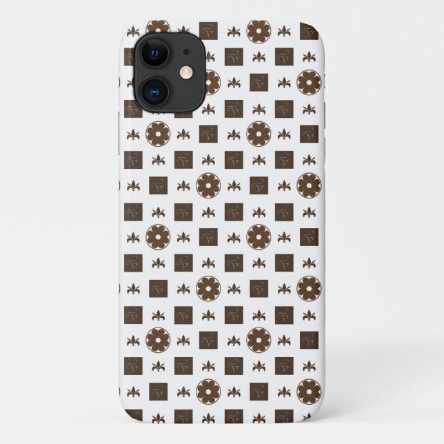 Coques Case-Mate iPhone Élégant À damiers Motif (Dos)