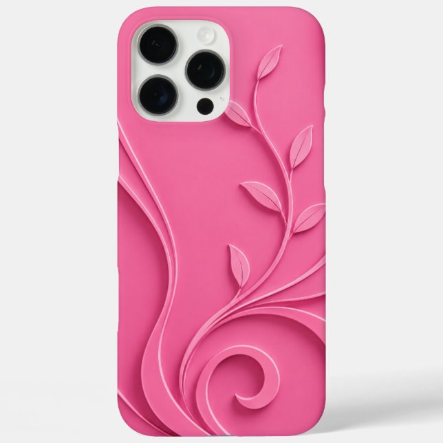 Coques Case-Mate iPhone Élégant Abstrait Floral De Luxe Élégant (Verso)