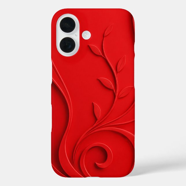 Coques Case-Mate iPhone Élégant Abstrait Floral De Luxe Élégant (Verso)