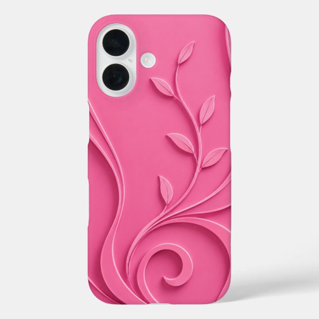 Coques Case-Mate iPhone Élégant Abstrait Floral De Luxe Élégant (Verso)