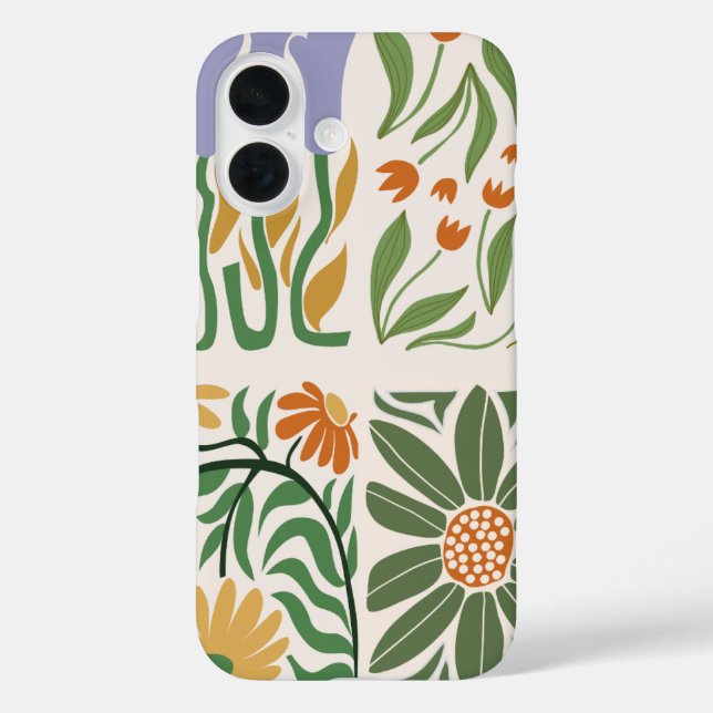 Coques Case-Mate iPhone Élégant arrière - plan chic rose vert (Verso)