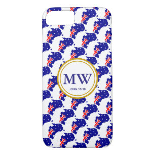 Case-Mate iPhone Case Élégant AUSTRALIE Abondant Monogramme de vie