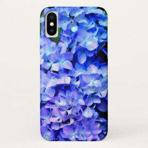 Case-Mate iPhone Case Élégant bleu violet clair magenta hydrangée floral