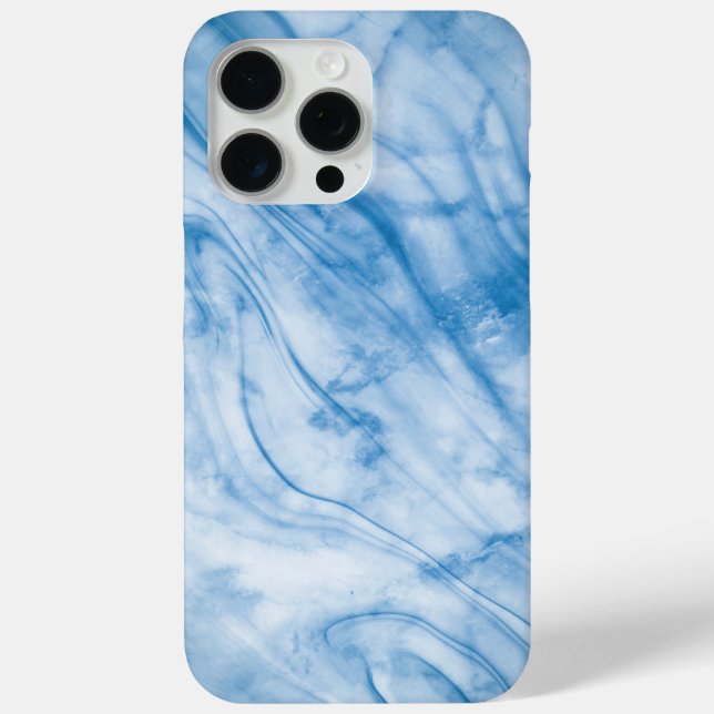Coques Case-Mate iPhone Elegant Blue Marble  (Verso)