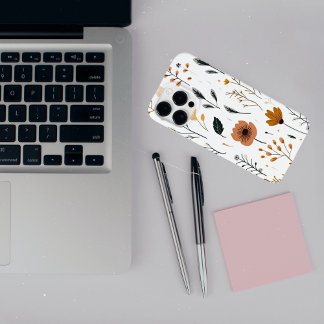 Coque Case-Mate iPhone Elégant Boho Blossoms - Design chic pour votre