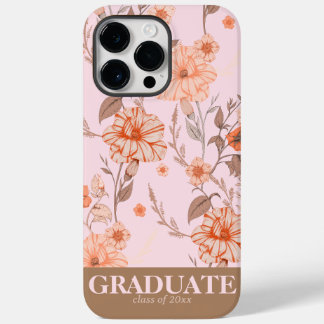 Coque Case-Mate iPhone Élégant Botanique Floral Personnalisé Graduation