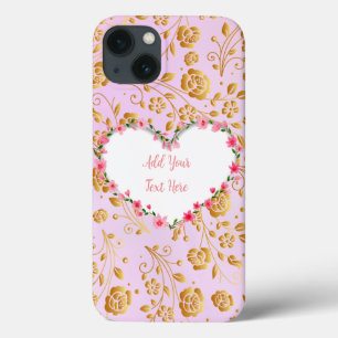 Case-Mate iPhone Case Elégant cadre de coeur floral : pour chaque occasi