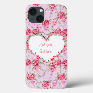 Case-Mate iPhone Case Elégant cadre de coeur floral : pour chaque occasi