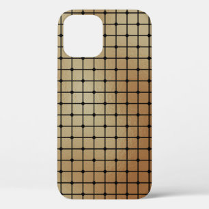 Case-Mate iPhone Case Élégant Carré or moderne carreaux Motif  