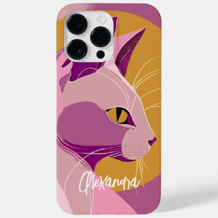 Coque Case-Mate iPhone Élégant chat violet